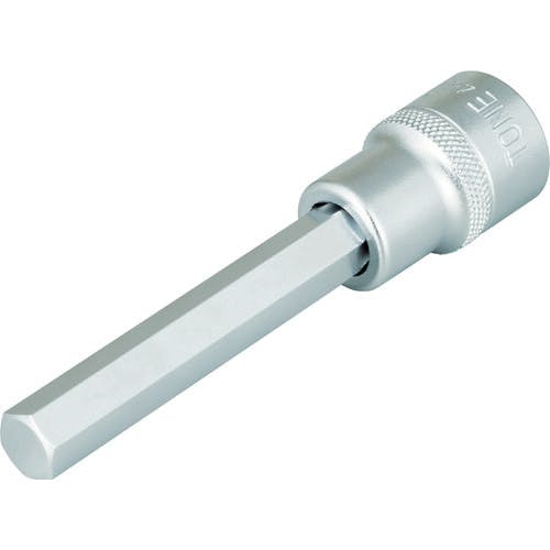 TONE ロングヘキサゴンソケット 対辺寸法5mm 全長100mm 4H-05L ヘキサゴンソケット TONE ロングヘキサゴンソケット 対辺寸法5mm 全長100mm 4H-05L ヘキサゴンソケット