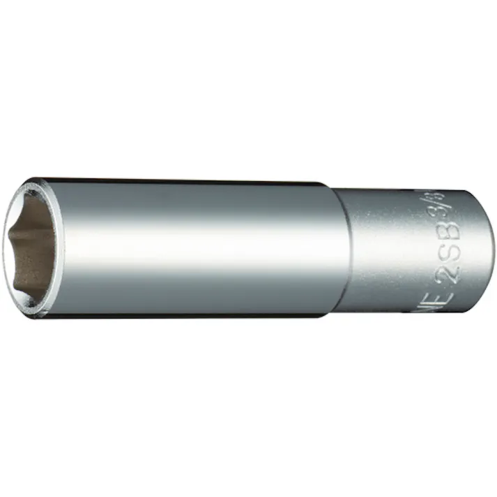 【CAINZ-DASH】TONE ディープソケット 対辺寸法3/8インチ 2SB-12L【別送品】