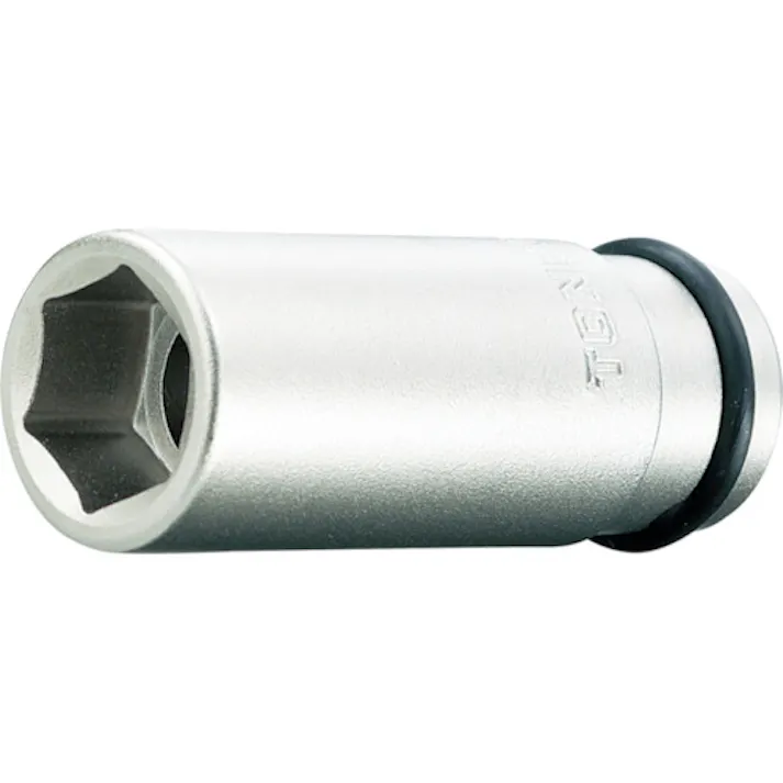 【CAINZ-DASH】TONE インパクト用ロングソケット 対辺寸法32mm 全長100mm 6NV-32L【別送品】