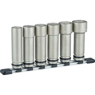 【CAINZ-DASH】TONE インパクト用超ロングソケットセット(ホルダー付) 6pcs 差込角12.7mm HNV406LL【別送品】