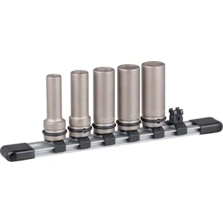 【CAINZ-DASH】TONE インパクト用ロングソケットセット(ホルダー付) 5pcs 差込角9.5mm HNV305L【別送品】