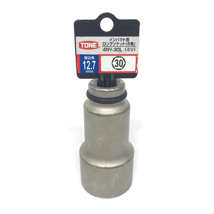TONE トネ インパクト用ロングソケット 30mm ハンガータイプ 4NV-30LHP