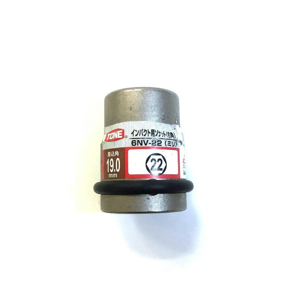 TONE トネ インパクト用ソケット 対辺寸法22mm ハンガータイプ 全長