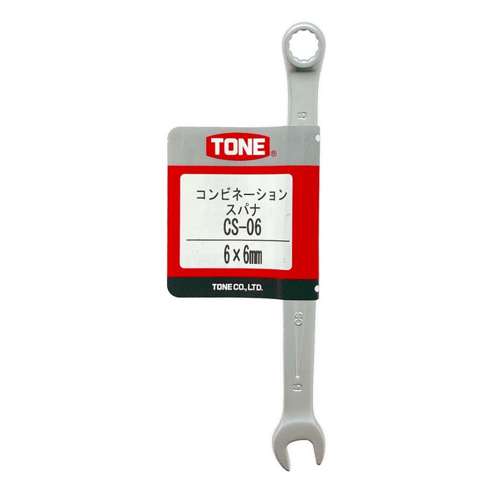 トコハナ TONE トネ コンビネーションスパナ ハンガータイプ 6mm CS-06HP