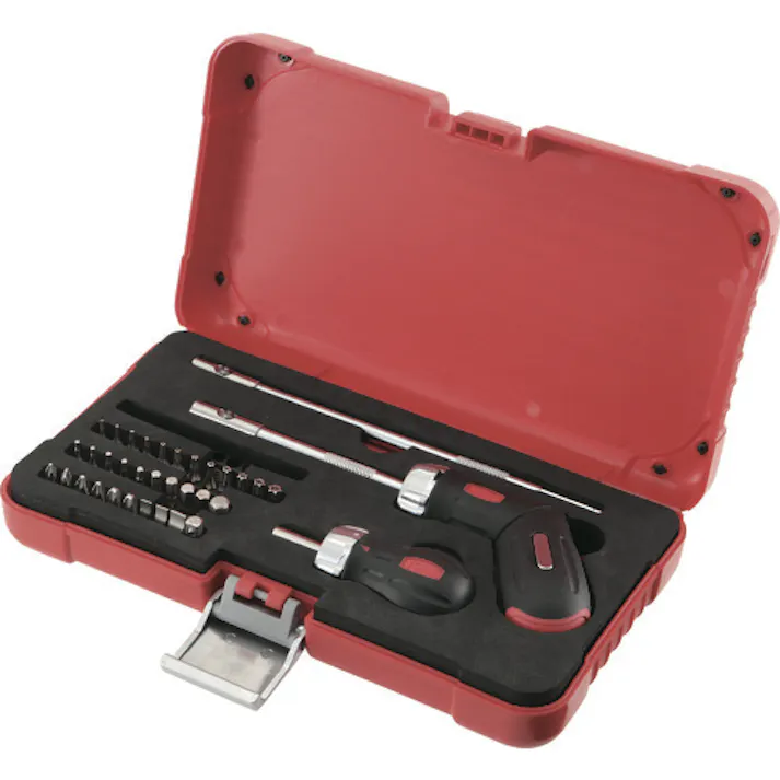 【CAINZ-DASH】TONE ラチェット式ドライバーセット 37点セット RDS32【別送品】