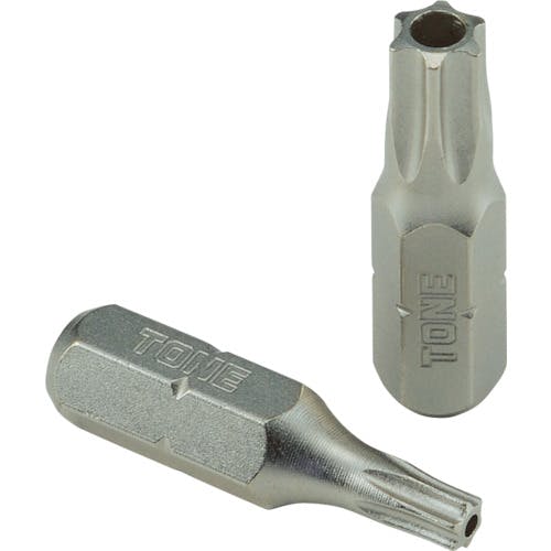 TONE T型トルクスビット(いじり防止タイプ) 先端規格T15 BTT15HS オフセット式ラチェットドライバー用ビット TONE T型トルクスビット(いじり防止タイプ) 先端規格T15 BTT15HS オフセット式ラチェットドライバー用ビット