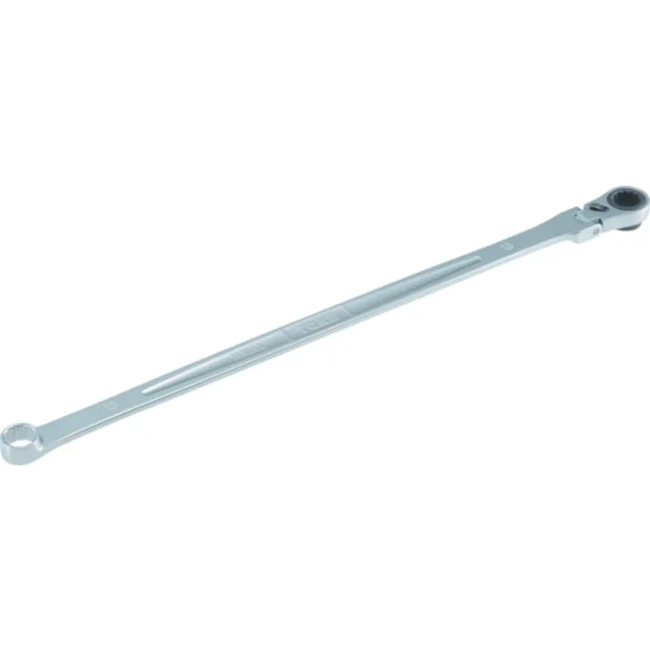 【CAINZ-DASH】TONE 超ロング首振ラチェットめがねレンチ 8mm RMA-08L【別送品】