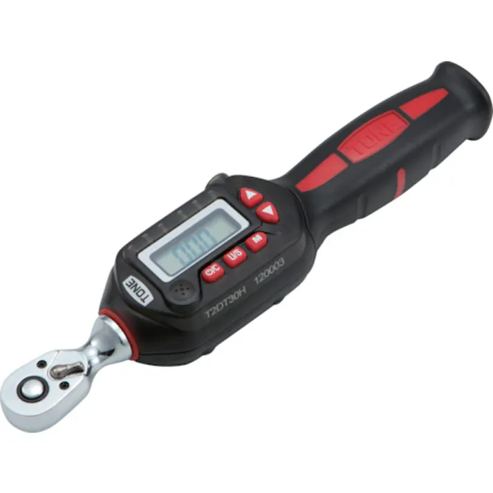 【CAINZ-DASH】TONE トルクレンチ(デジタル式) ラチェットデジトルク トルク調整範囲6~30N・m T2DT30H【別送品】