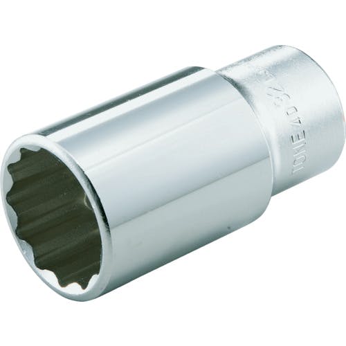 TONE ディープソケット(12角) 対辺寸法35mm 全長83mm 4D-35L ソケット(ソケット) TONE ディープソケット(12角) 対辺寸法35mm 全長83mm 4D-35L ソケット(ソケット)