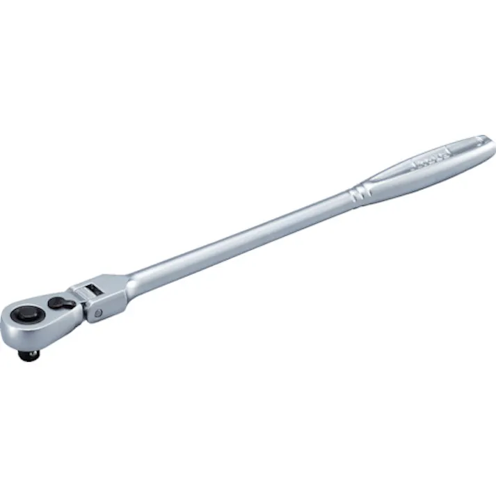 【CAINZ-DASH】TONE ラチェットハンドル 首振りタイプ 歯数72枚 差込角6.35mm 全長222mm RH2FHX【別送品】
