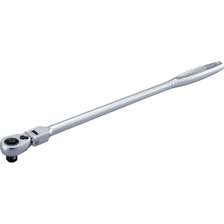 【CAINZ-DASH】TONE ラチェットハンドル 首振りタイプ 歯数72枚 差込角12.7mm 全長428mm RH4FHL【別送品】