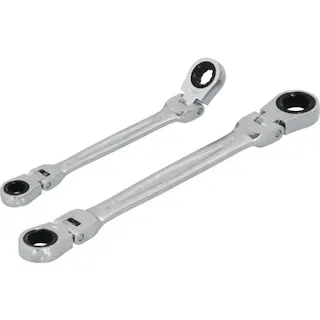 【CAINZ-DASH】TONE コンビネーションラチェットレンチ 両首振ラチェットめがねレンチ インチサイズ 全長230mm RMFWB-1820【別送品】