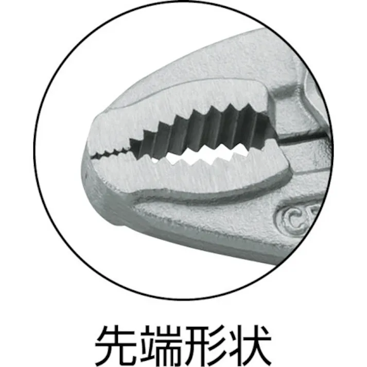 【CAINZ-DASH】TONE グリッププライヤ 143mm VP-125【別送品】