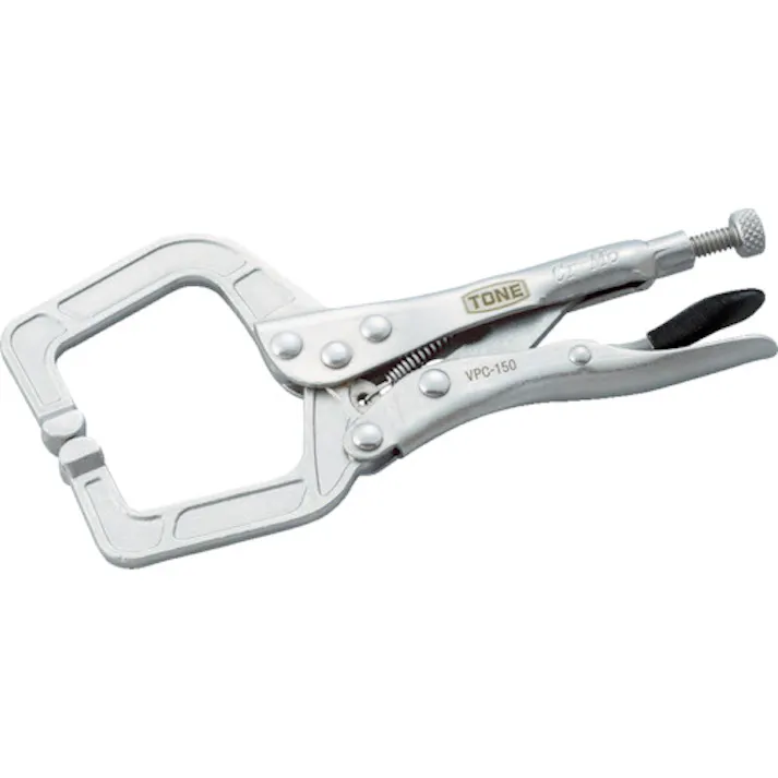 【CAINZ-DASH】TONE グリッププライヤ C型179mm VPC-150【別送品】