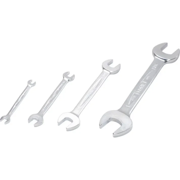 【CAINZ-DASH】TONE 両口スパナ(インチサイズ) 二面幅寸法5/16×3/8インチ 全長126mm DSB-1012【別送品】