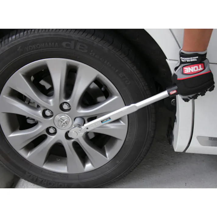 【CAINZ-DASH】TONE トルクレンチ(単能形) ホイルナット用トルクレンチ 差込角12.7mm 二面幅21mm T4MP103【別送品】