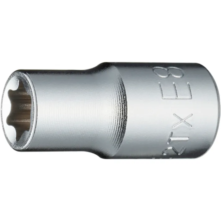 【CAINZ-DASH】TONE E型トルクスソケット 呼びNO.E8 差込角6.35mm 2TX-E08【別送品】