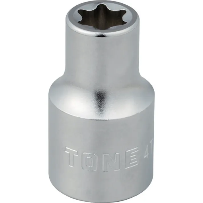 【CAINZ-DASH】TONE E型トルクスソケット 呼びNO.E10 差込角12.7mm 4TX-E10【別送品】