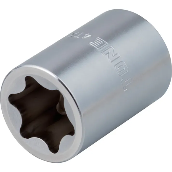 【CAINZ-DASH】TONE E型トルクスソケット 呼びNO.E18 差込角12.7mm 4TX-E18【別送品】