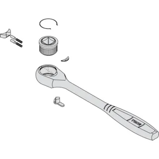 【CAINZ-DASH】TONE ラチェットハンドル用リペアキット 適合機種RH3B RK-RH3B【別送品】