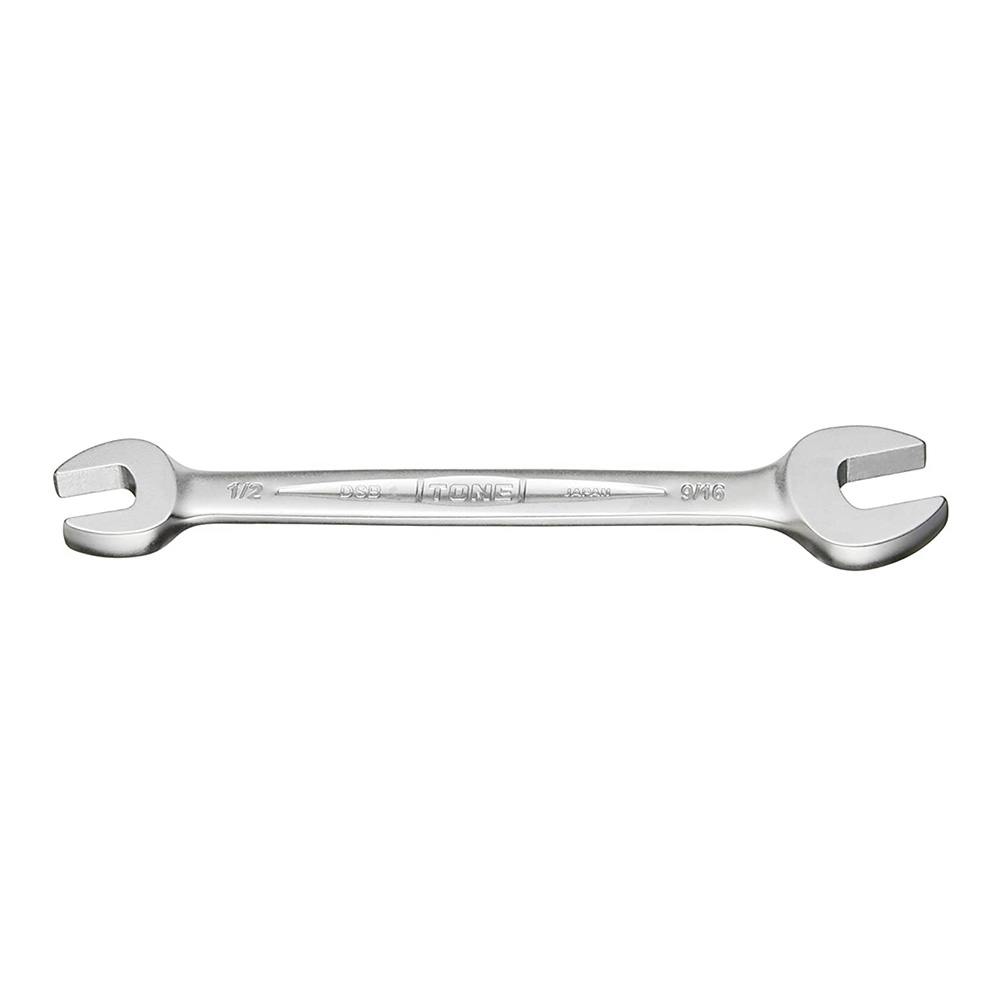 TONE トネ インチ両口スパナ 1/2×9/16mm DSB-1618HP レンチ TONE トネ インチ両口スパナ 1/2×9/16mm DSB-1618HP レンチ