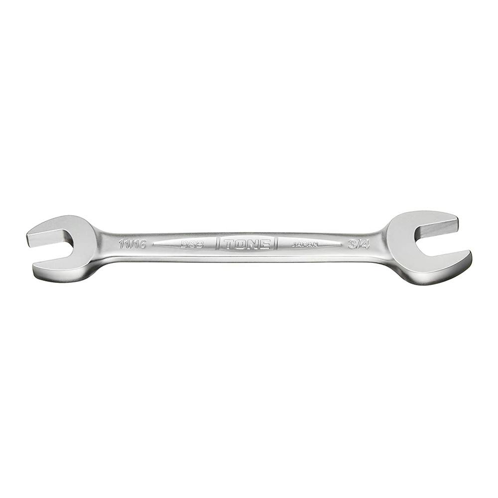 TONE トネ インチ両口スパナ 11/16×3/4mm DSB-2224HP レンチ TONE トネ インチ両口スパナ 11/16×3/4mm DSB-2224HP レンチ