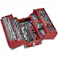 【CAINZ-DASH】TONE 整備用工具セット ツールセット (レッド仕様) 間口433×奥行220×高さ240mm TSST430【別送品】