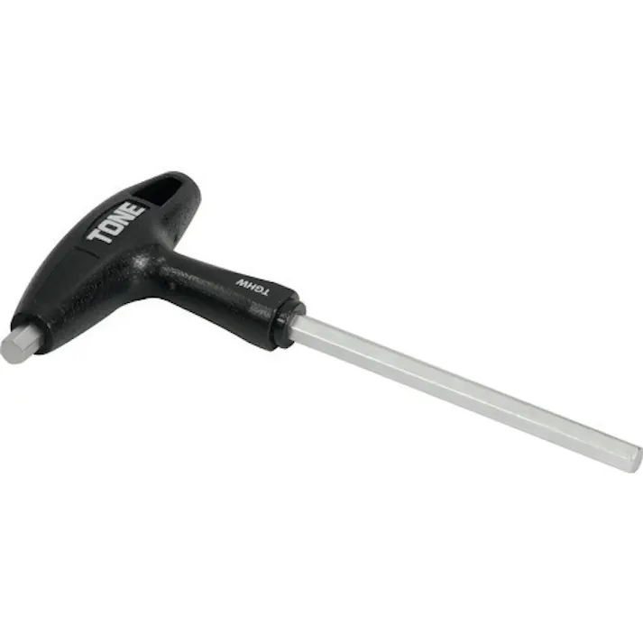 【CAINZ-DASH】TONE 六角棒レンチ(T形) グリップヘキサゴンレンチ 対辺寸法6mm 全長172mm TGHW-06【別送品】
