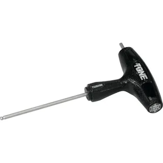 【CAINZ-DASH】TONE ボールポイント六角棒レンチ(T形) グリップボールポイントヘキサゴンレンチ 対辺寸法2.5mm TGBHW-2.5【別送品】