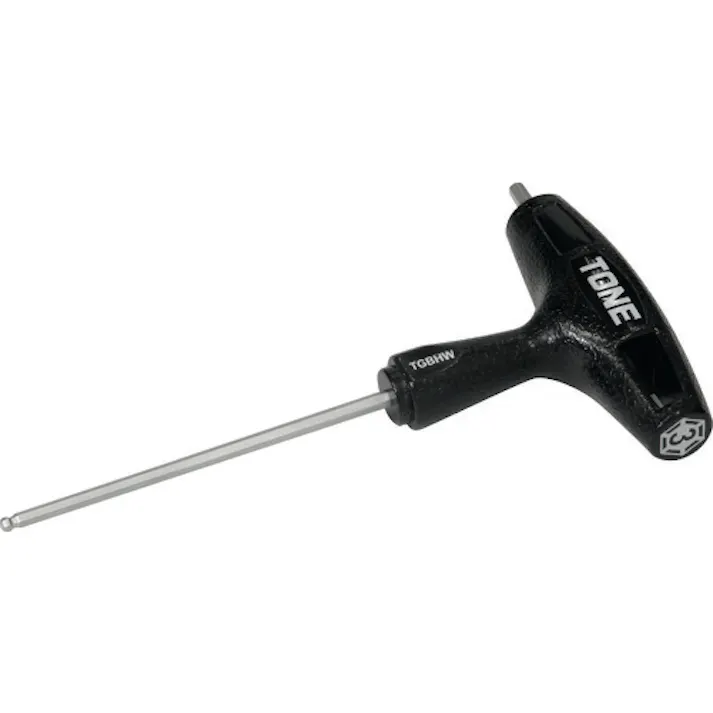 【CAINZ-DASH】TONE ボールポイント六角棒レンチ(T形) グリップボールポイントヘキサゴンレンチ 対辺寸法3mm TGBHW-03【別送品】