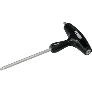 【CAINZ-DASH】TONE ボールポイント六角棒レンチ(T形) グリップボールポイントヘキサゴンレンチ 対辺寸法4mm TGBHW-04【別送品】