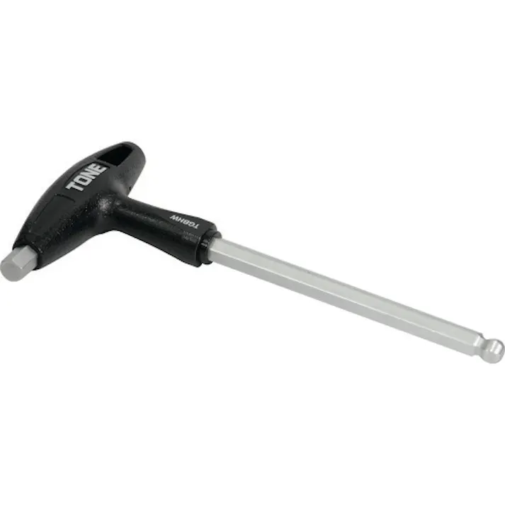 【CAINZ-DASH】TONE ボールポイント六角棒レンチ(T形) グリップボールポイントヘキサゴンレンチ 対辺寸法8mm TGBHW-08【別送品】