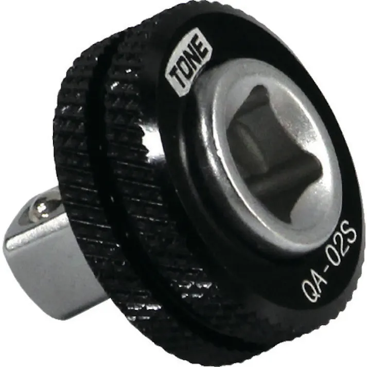 【CAINZ-DASH】TONE ソケットアダプター クイックアダプター 差込角6.35mm 全長19mm QA-02S【別送品】