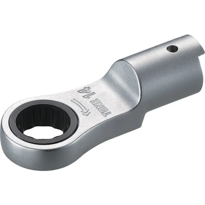 【CAINZ-DASH】TONE トルクレンチ用交換ヘッド 差替式トルクレンチ用ラチェットめがねヘッド 全長68.3mm 12DRM-13【別送品】