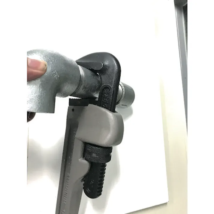 【CAINZ-DASH】TONE パイプレンチ(アルミ製) 全長248mm 口開き45mm ALPW-250【別送品】