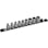 【CAINZ-DASH】ＴＯＮＥ ヘックスローブソケットセット　Ｅ型トルクスソケットセット（ホルダー付）　差込角１２．７ｍｍ HTXE409【別送品】