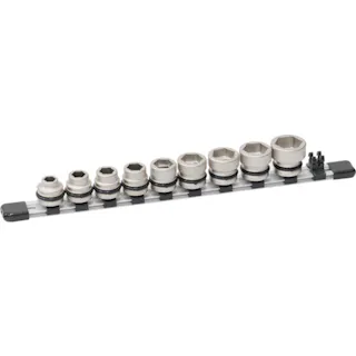 【CAINZ-DASH】TONE インパクト用ショートソケットセット 差込角12.7mm 6角 HNV409SS【別送品】