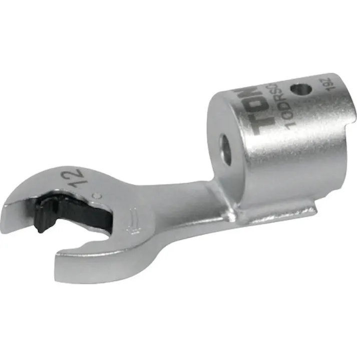 【CAINZ-DASH】TONE 差替式トルクレンチ用クイックスパナヘッド 全長55.0mm 厚さ5.3mm 10DRSQ-12【別送品】