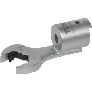 【CAINZ-DASH】TONE 差替式トルクレンチ用クイックスパナヘッド 全長75.8mm 厚さ5.9mm 15DRSQ-13【別送品】