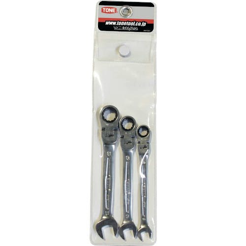 TONE コンビネーションラチェットレンチ 首振ラチェットめがねレンチセット 3点セット RMF300 コンビネーションラチェットレンチ TONE コンビネーションラチェットレンチ 首振ラチェットめがねレンチセット 3点セット RMF300 コンビネーションラチェットレンチ