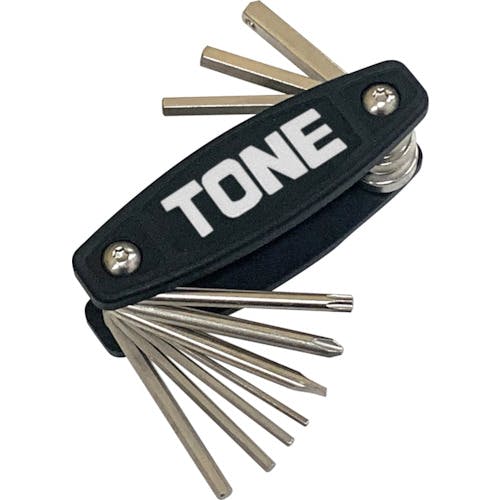 TONE 六角棒レンチ(ナイフ式) マルチツール 11点セット CMT11 六角棒レンチ(ナイフ式) TONE 六角棒レンチ(ナイフ式) マルチツール 11点セット CMT11 六角棒レンチ(ナイフ式)