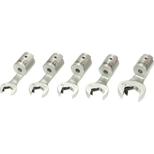 TONE 差替式トルクレンチ用交換クイックスパナヘッドセット T12Dシリーズ 5点セット 12DRSQ50 トルクレンチ用交換ヘッド TONE 差替式トルクレンチ用交換クイックスパナヘッドセット T12Dシリーズ 5点セット 12DRSQ50 トルクレンチ用交換ヘッド