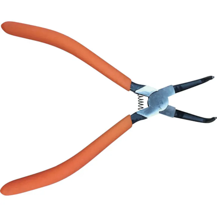 【CAINZ-DASH】ヒット商事 スナップリングプライヤー C形留め輪使用範囲32~80 RHB230MT【別送品】