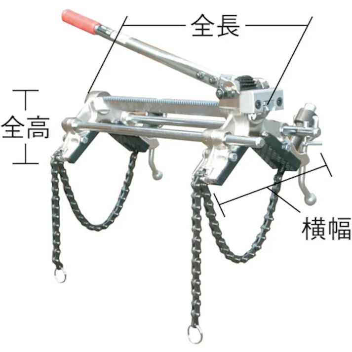 【CAINZ-DASH】ヒット商事 パイプ挿入機 PIM200-R 適合パイプ呼び寸法 75~200 PIM-200R【別送品】