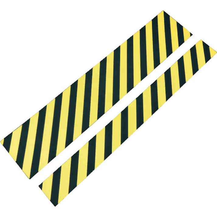 【CAINZ-DASH】日東エルマテリアル 反射トラクッション 5mm×200mm×2m 黄/黒 HTR2002【別送品】