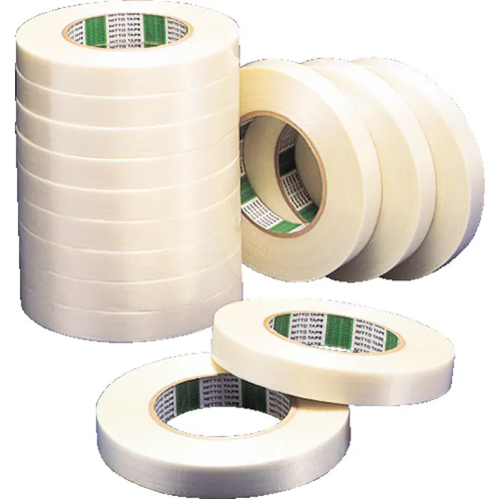 【CAINZ-DASH】日東電工CSシステム フィラメントテープ No.3883 25mm×50m ホワイト 3883-25【別送品】