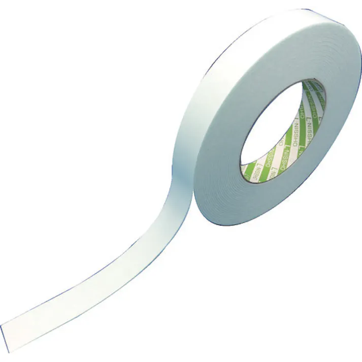 【CAINZ-DASH】日東エルマテリアル 住宅内装用強力両面テープ パネルタックテープ 1.2mm×20mm×10m ホワイト PTT-20【別送品】