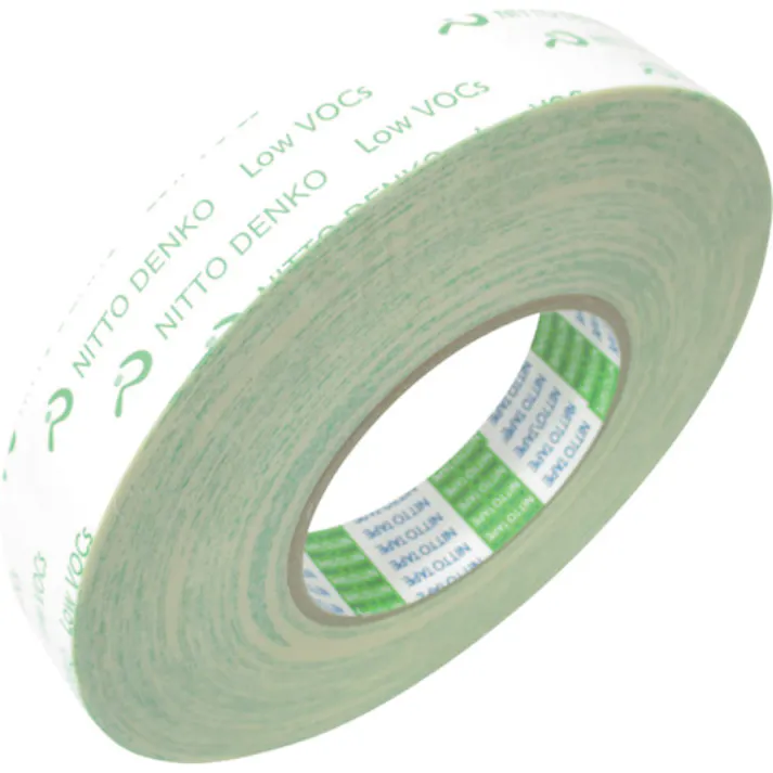 【CAINZ-DASH】日東電工 低VOC再はく離可能両面テープ No.5000E 40mm×20m ホワイト 5000E-40【別送品】