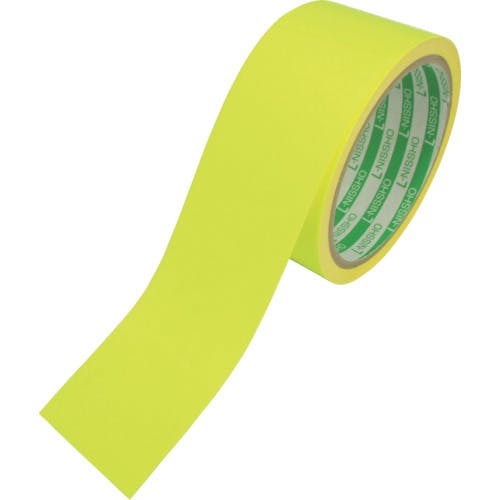 【CAINZ-DASH】日東エルマテリアル 蛍光テープ　４５ｍｍ×５ｍ　レモンイエロー LK-45LY【別送品】