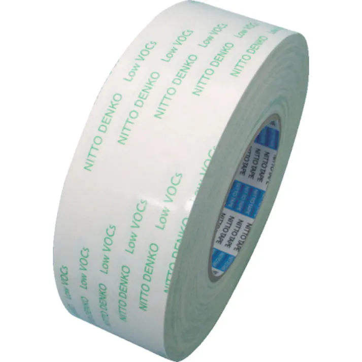 【CAINZ-DASH】日東電工 低VOC両面テープ(無溶剤・粗面接着タイプ) EW-514 40mm×50m ホワイト EW-514-40【別送品】